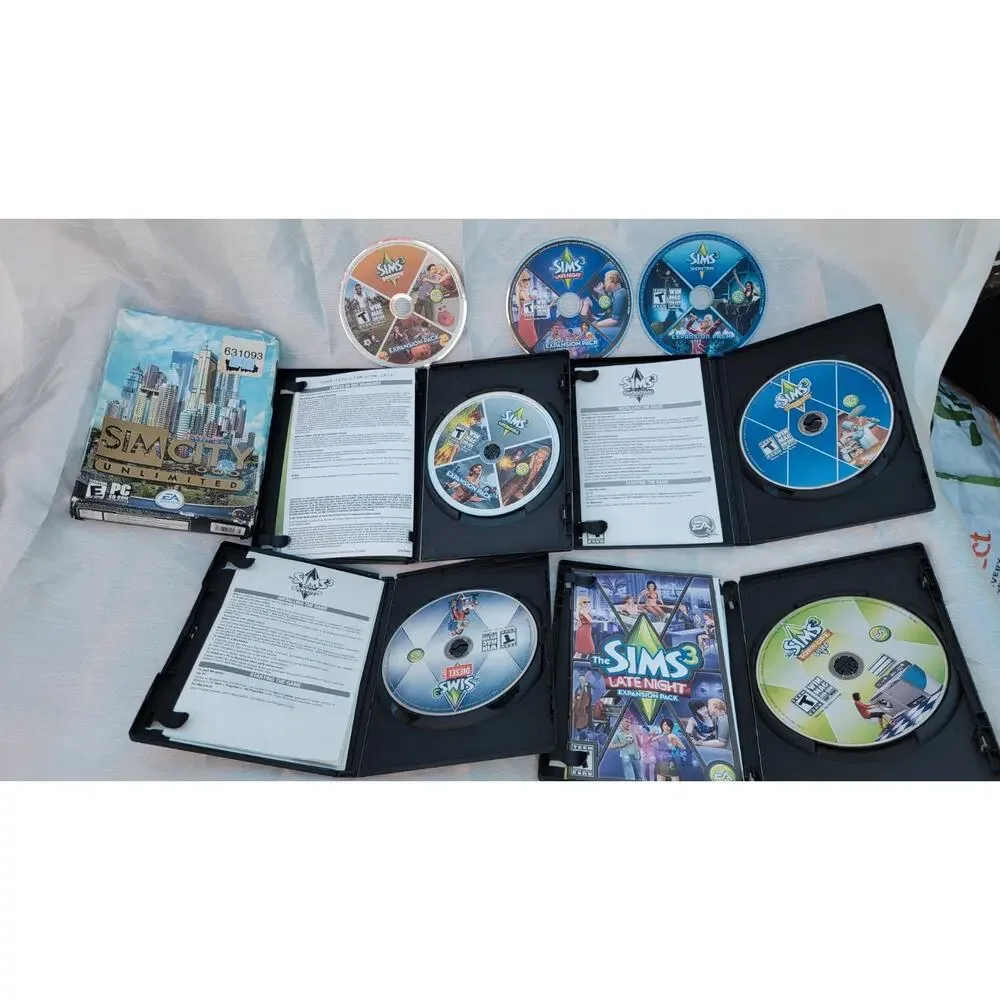 The Sims 3 PC Game Lot Supernatural Diesel Town Life Monte Vista + 3 Bonus Discs